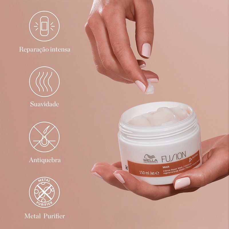 Máscara de Reparação Wella Professionals Fusion 500ml